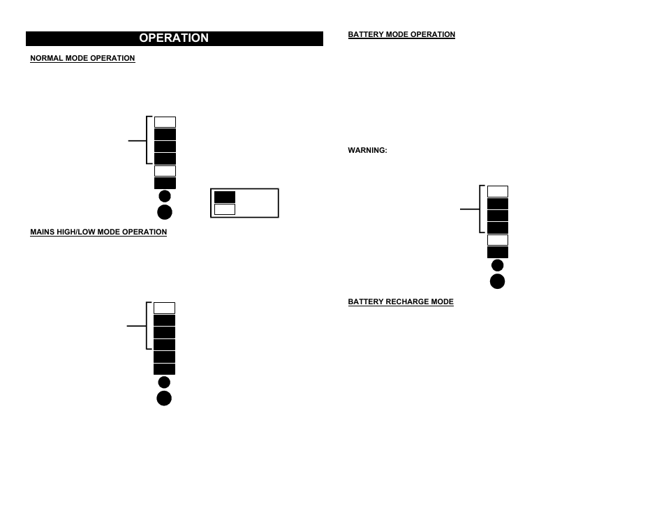 Operation | Liebert Power Supply User Manual | Page 7 / 14
