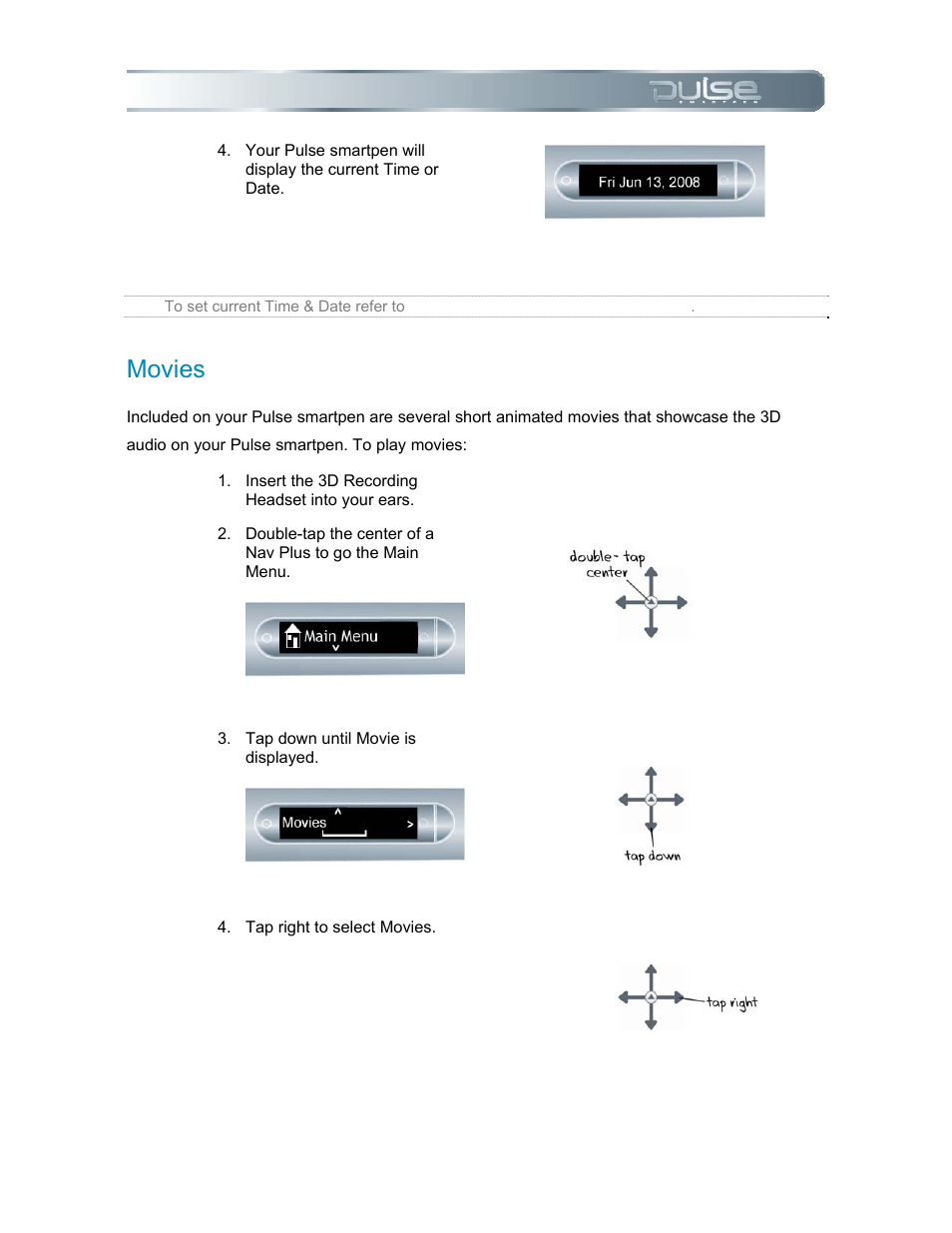 Movies, Ovies | Livescribe PULSE User Manual | Page 56 / 89