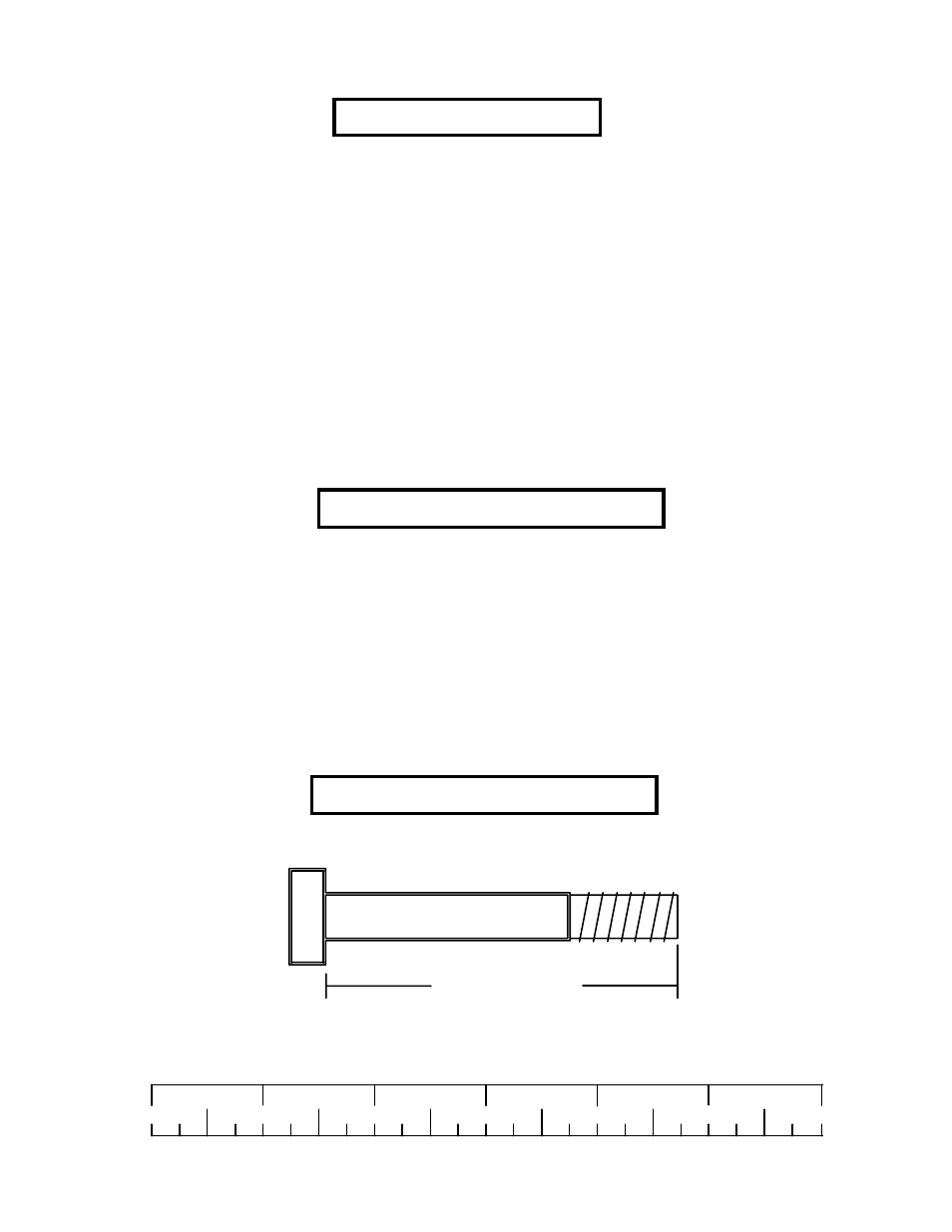 Tools required for assembly, Bolt length ruler | Life Fitness Parabody 805 User Manual | Page 3 / 11