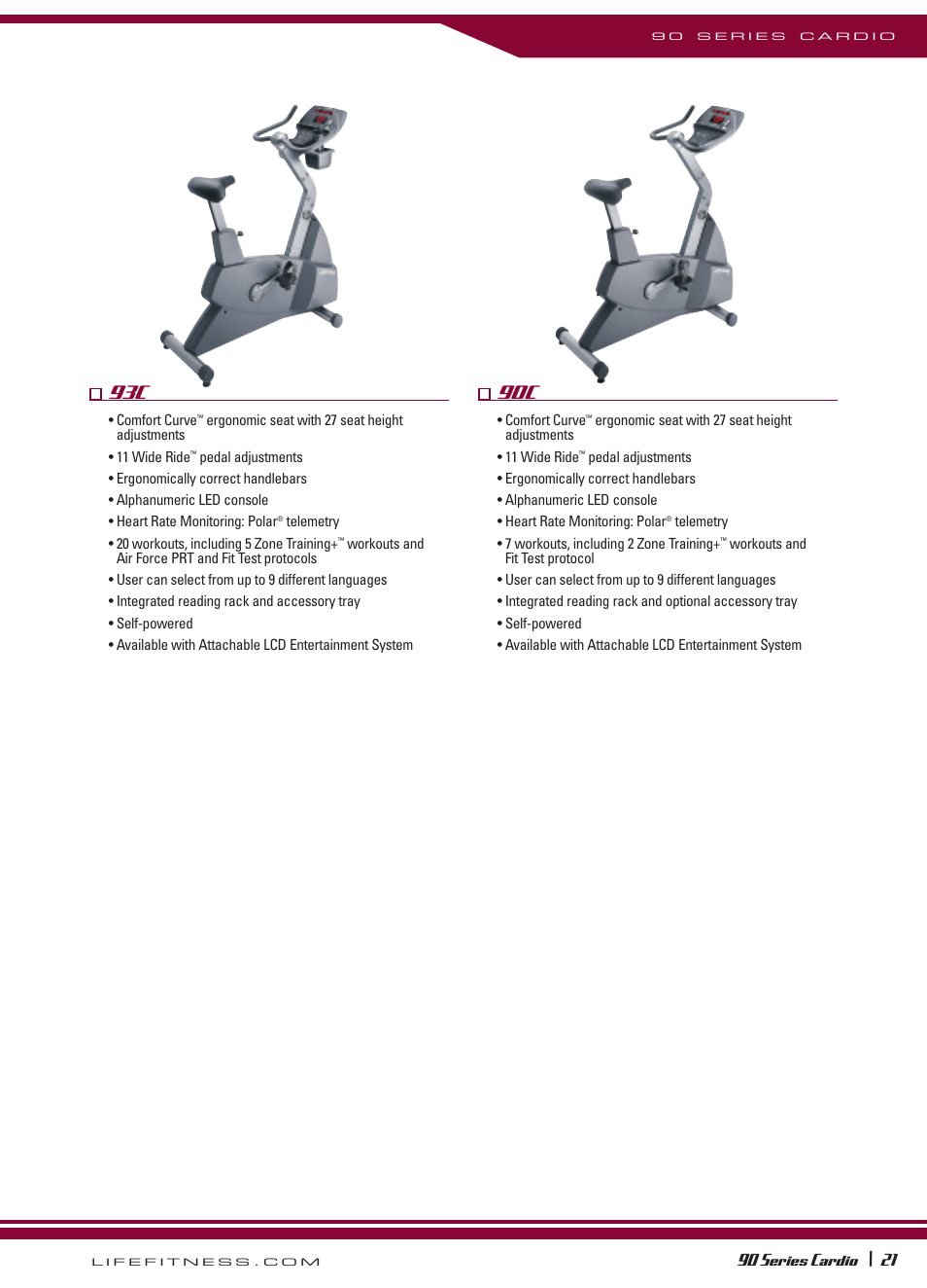 Life Fitness 18 \ 90 Series User Manual | Page 4 / 8