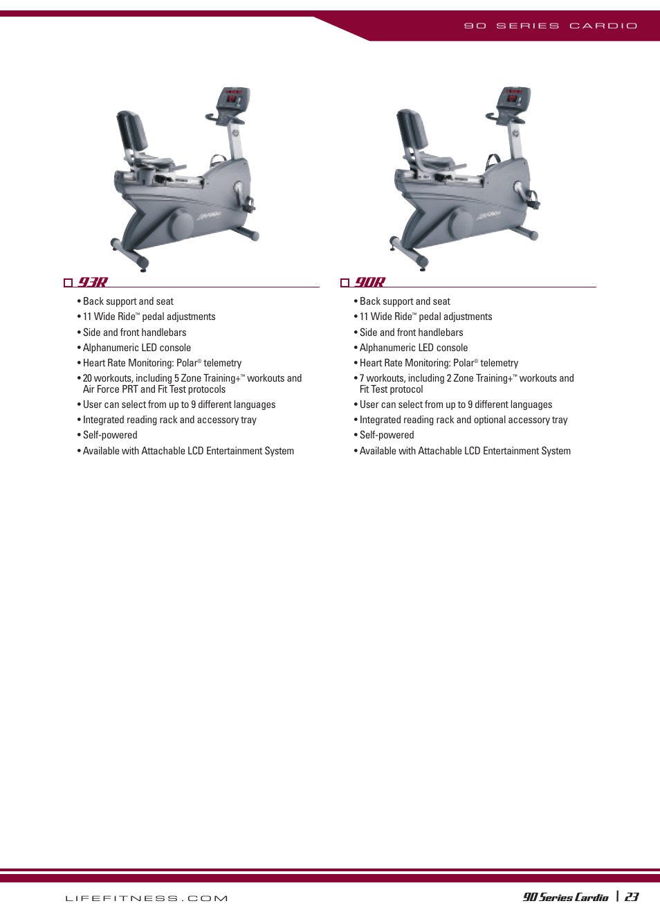 Life Fitness 18 \ 90 Series User Manual | Page 6 / 8