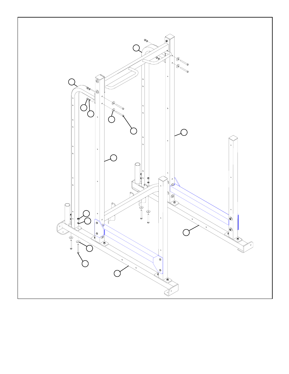 Figure 6, Step 6 | Life Fitness Hammer Strength OHDMR User Manual | Page 9 / 15