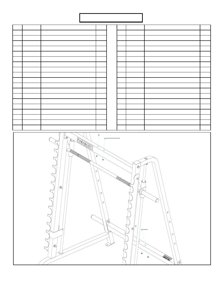 Parts list, Figure 1, Step 1 | Life Fitness 887 User Manual | Page 4 / 16