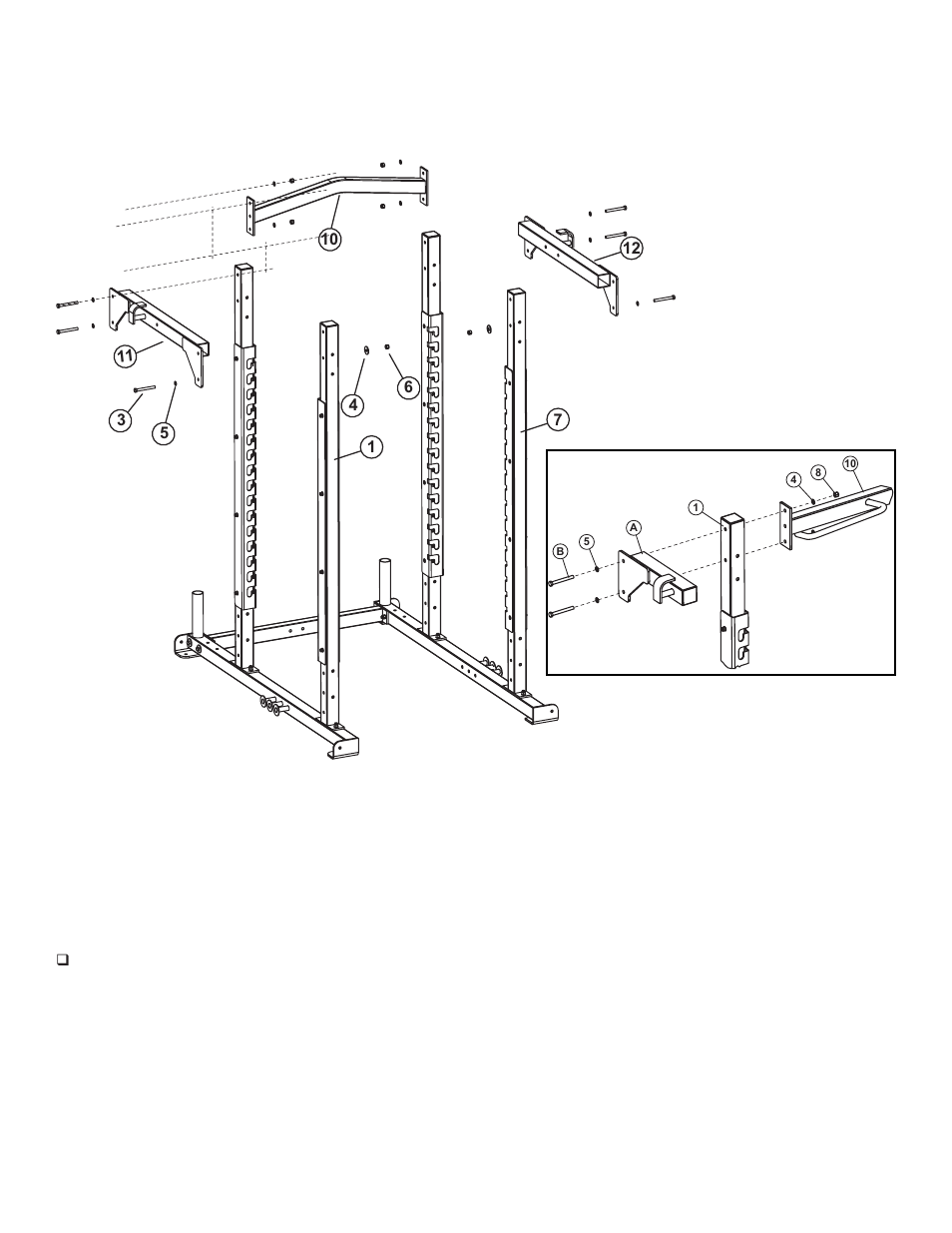 Life Fitness Heavy Duty Power Rack User Manual | Page 10 / 16