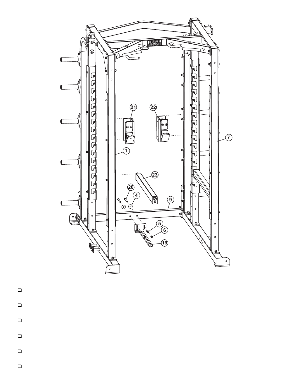 Life Fitness Heavy Duty Power Rack User Manual | Page 14 / 16