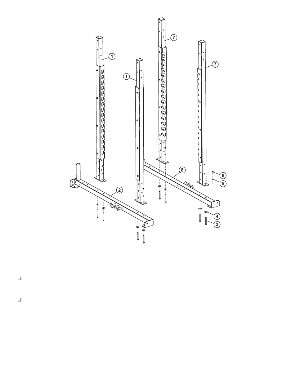 Life Fitness Heavy Duty Power Rack User Manual | Page 8 / 16