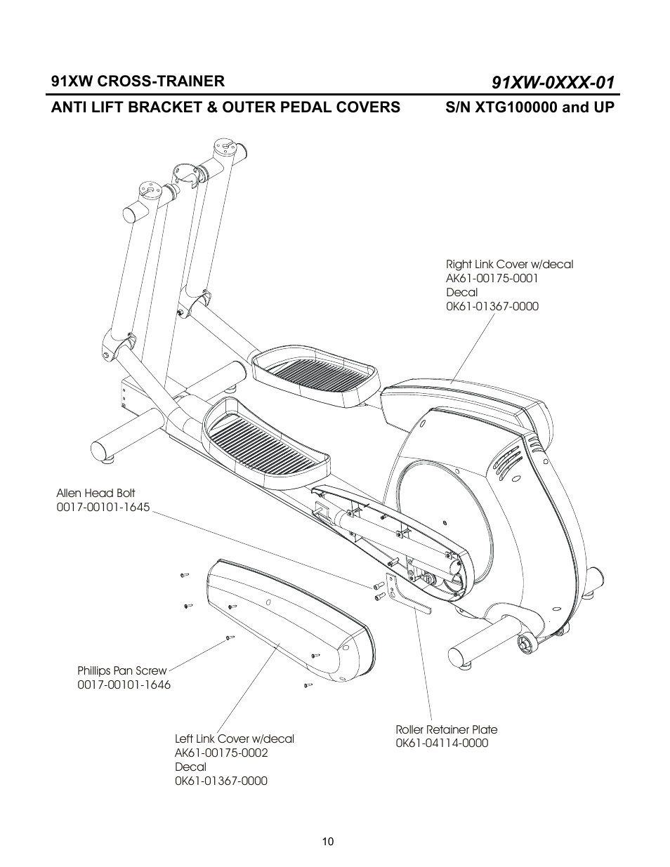 Life Fitness 91XW-0XXX-01 User Manual | Page 10 / 18