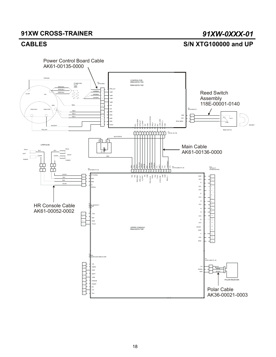91xw cross-trainer | Life Fitness 91XW-0XXX-01 User Manual | Page 18 / 18