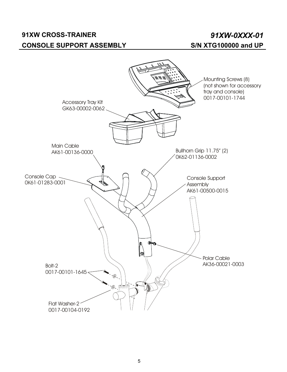 Life Fitness 91XW-0XXX-01 User Manual | Page 5 / 18