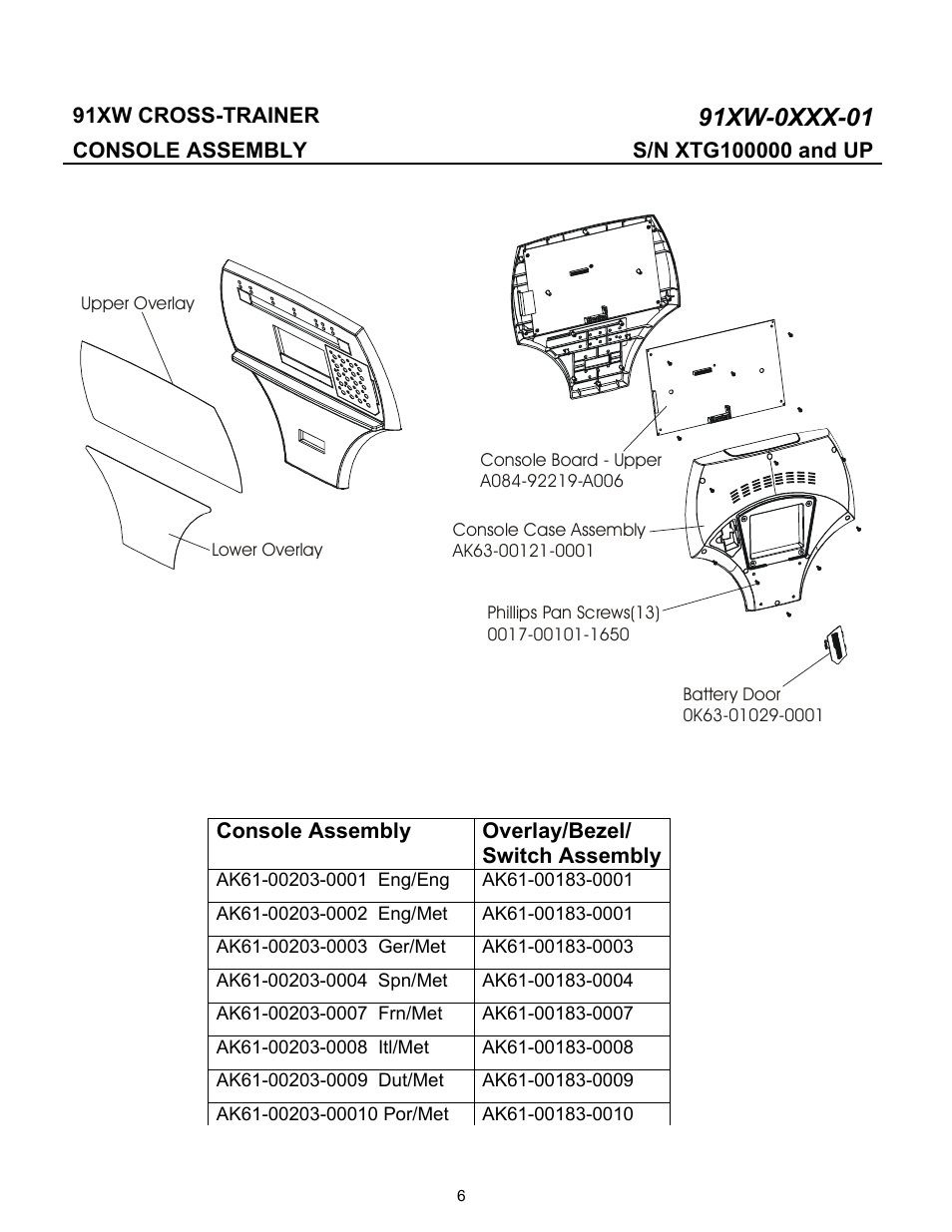 Life Fitness 91XW-0XXX-01 User Manual | Page 6 / 18