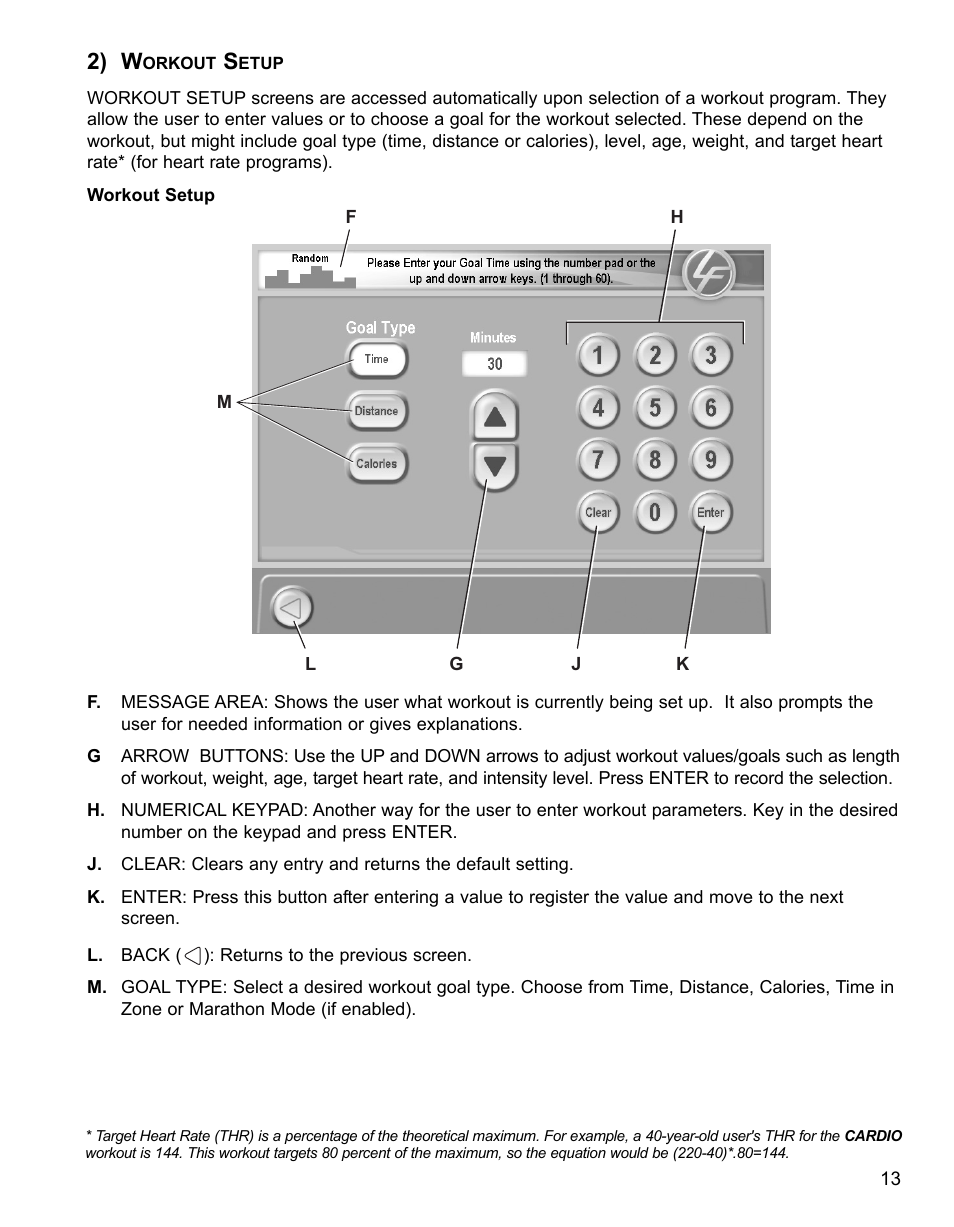 2) w | Life Fitness M051-00K62-B095 User Manual | Page 14 / 50