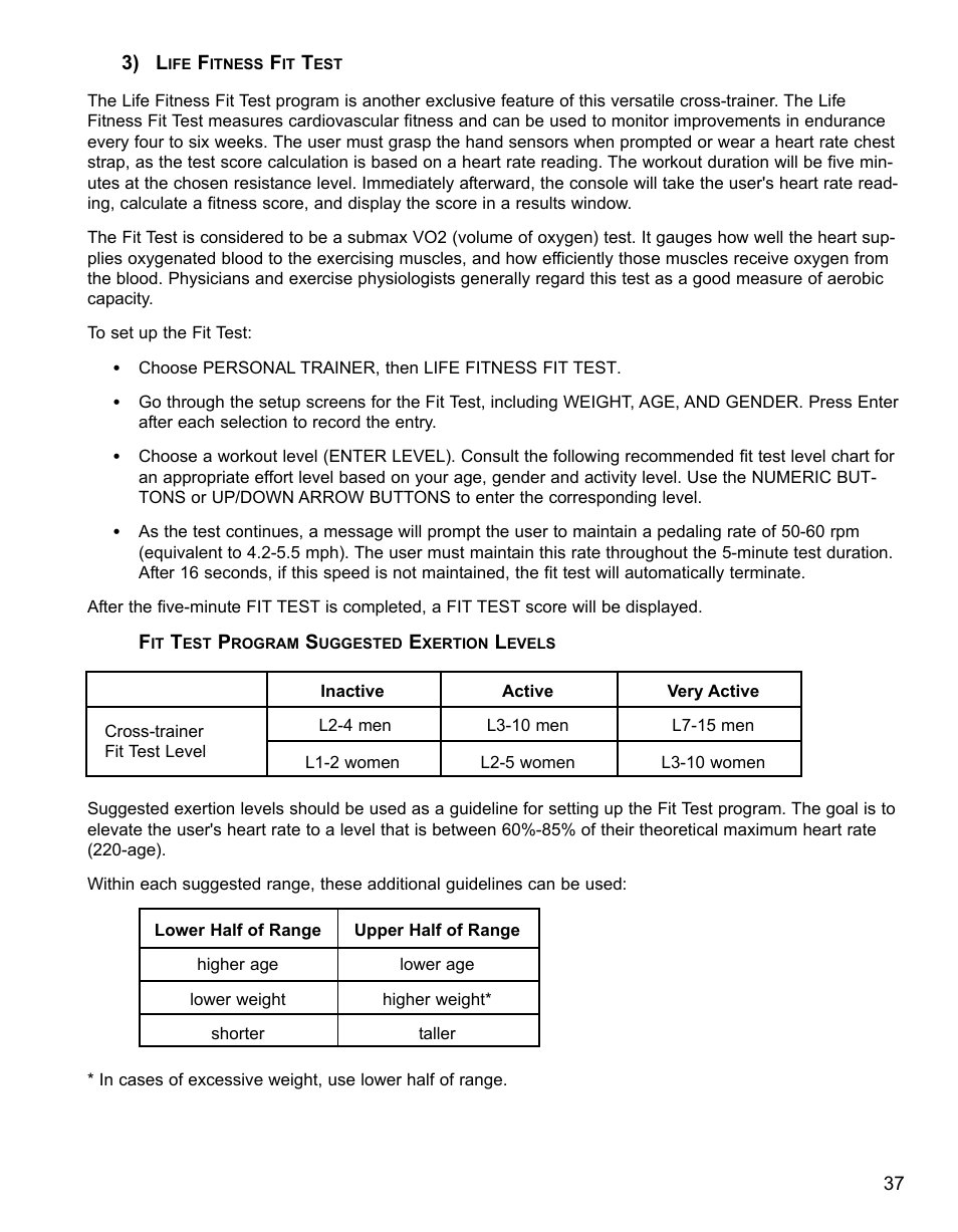 Life Fitness M051-00K62-B095 User Manual | Page 38 / 50