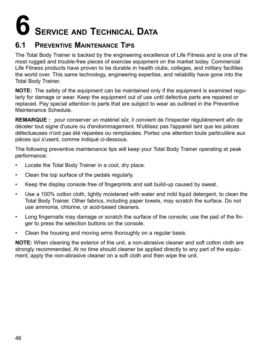 Life Fitness M051-00K62-B095 User Manual | Page 47 / 50
