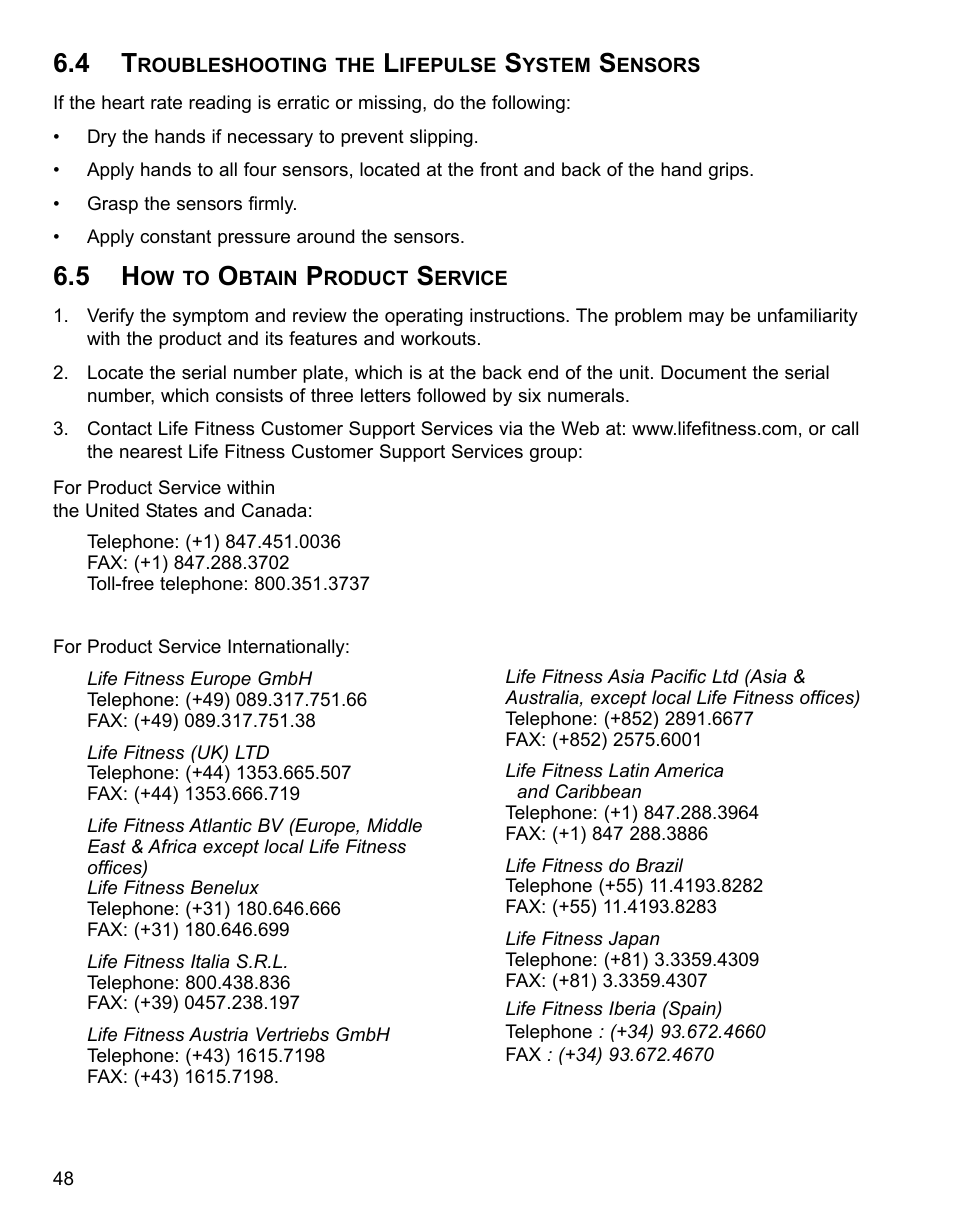 Life Fitness M051-00K62-B095 User Manual | Page 49 / 50