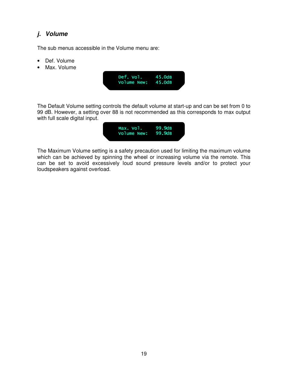 Lyngdorf Audio TDA 2200 User Manual | Page 19 / 44