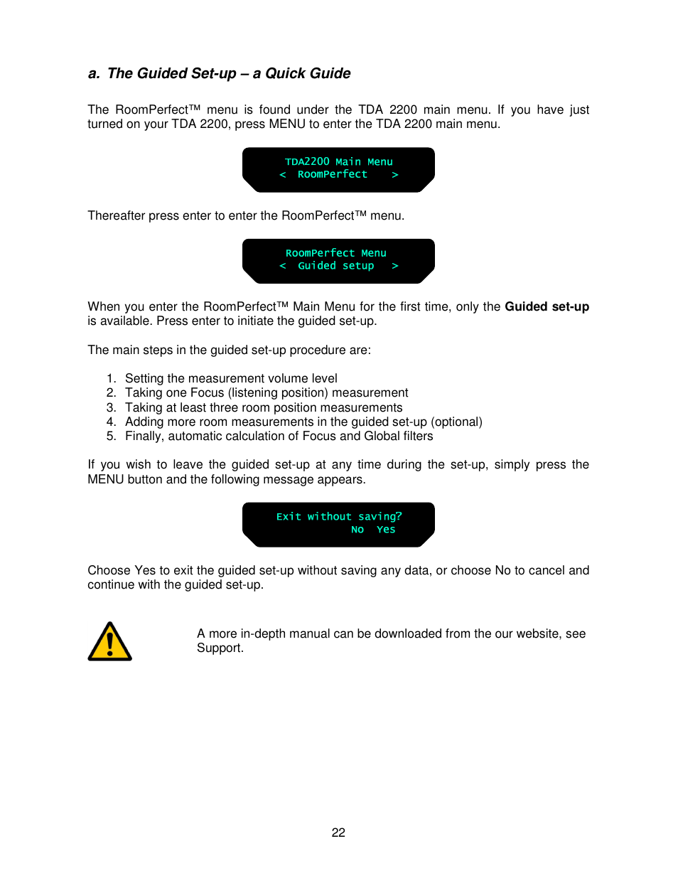 Lyngdorf Audio TDA 2200 User Manual | Page 22 / 44