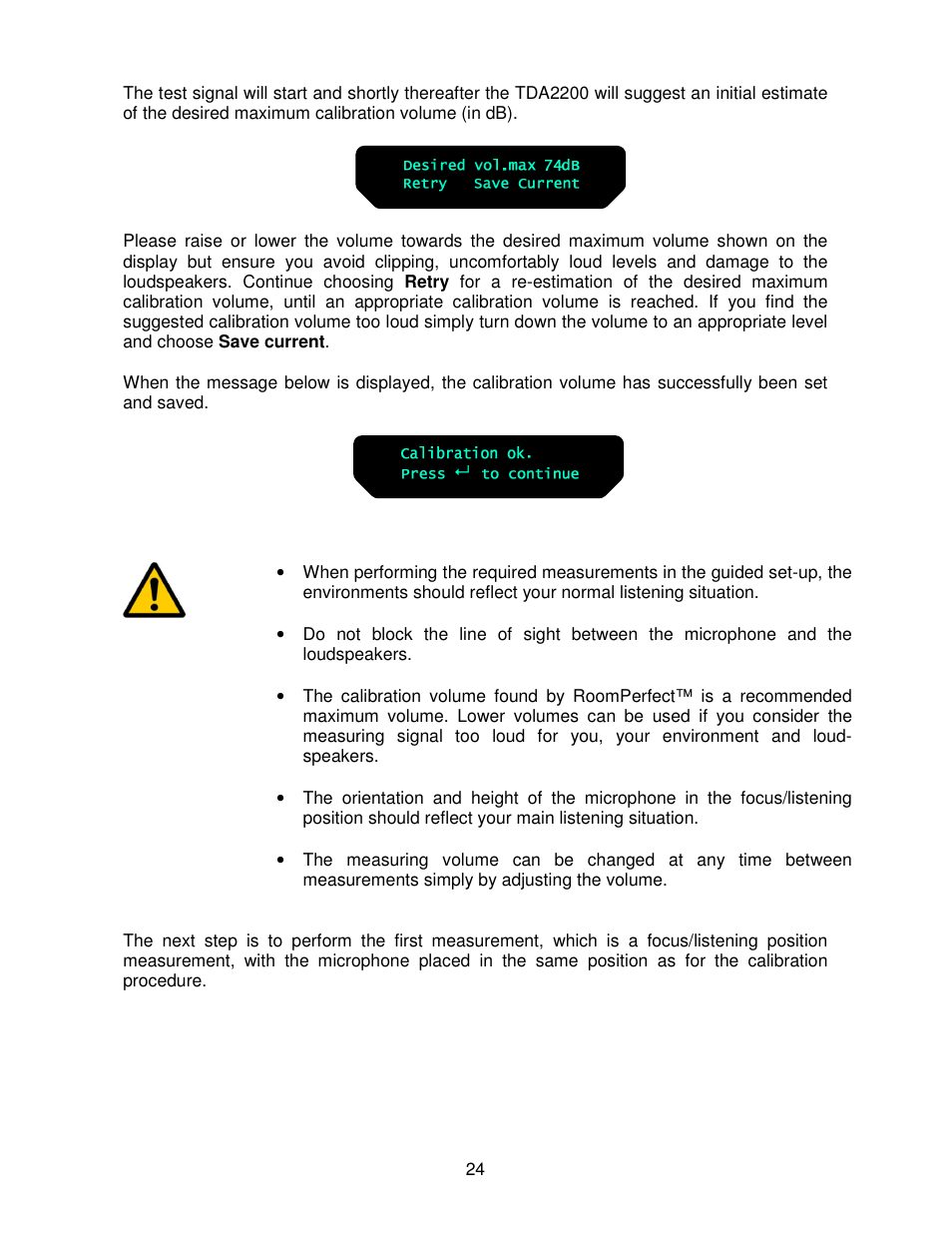 Lyngdorf Audio TDA 2200 User Manual | Page 24 / 44