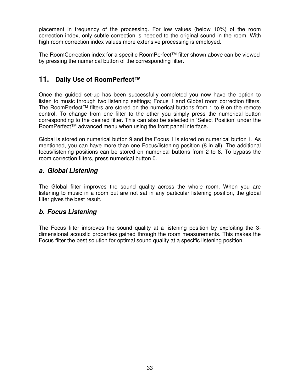 Lyngdorf Audio TDA 2200 User Manual | Page 33 / 44