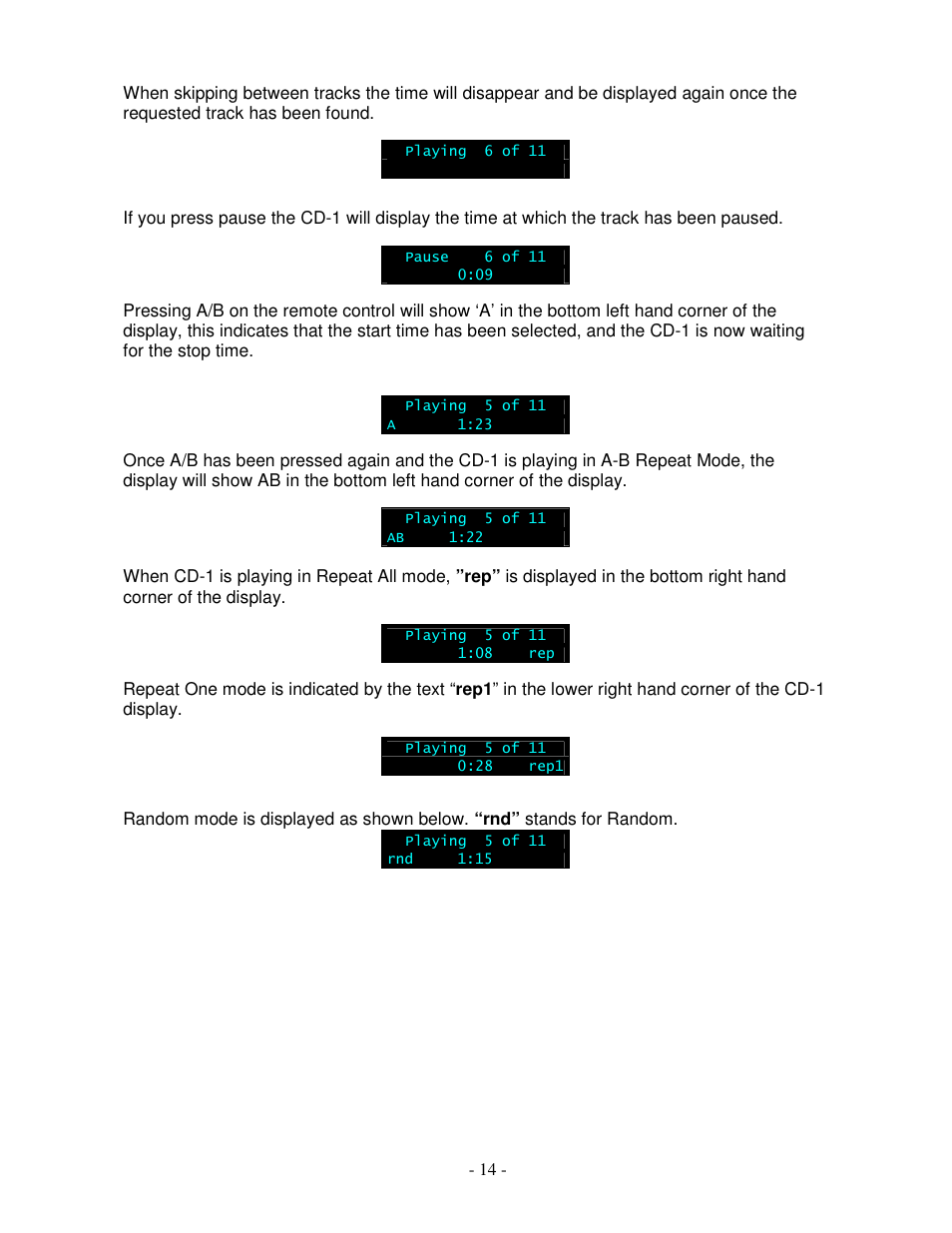 Lyngdorf Audio CD-1 User Manual | Page 14 / 21