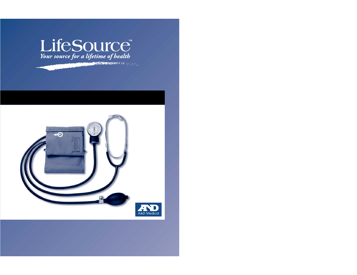 LifeSource UA-100 User Manual | 9 pages