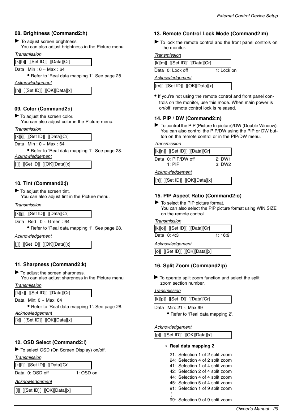 LG 44VK MU-42 User Manual | Page 29 / 39