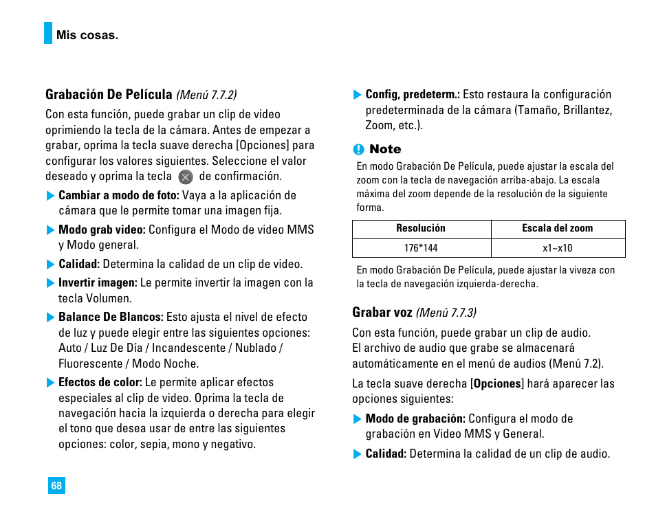 LG CU500 User Manual | Page 174 / 218