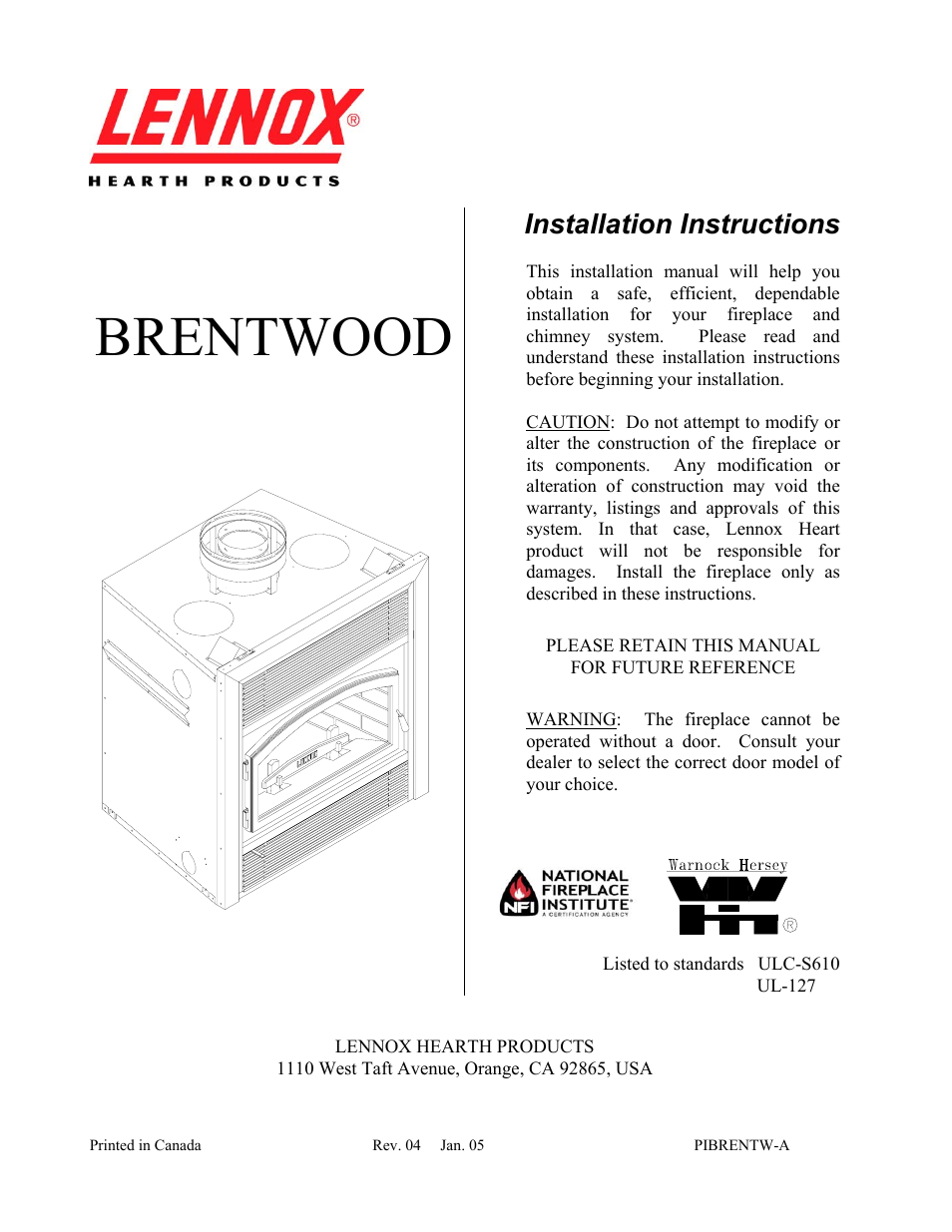 LG P1BRENTW-A User Manual | 34 pages