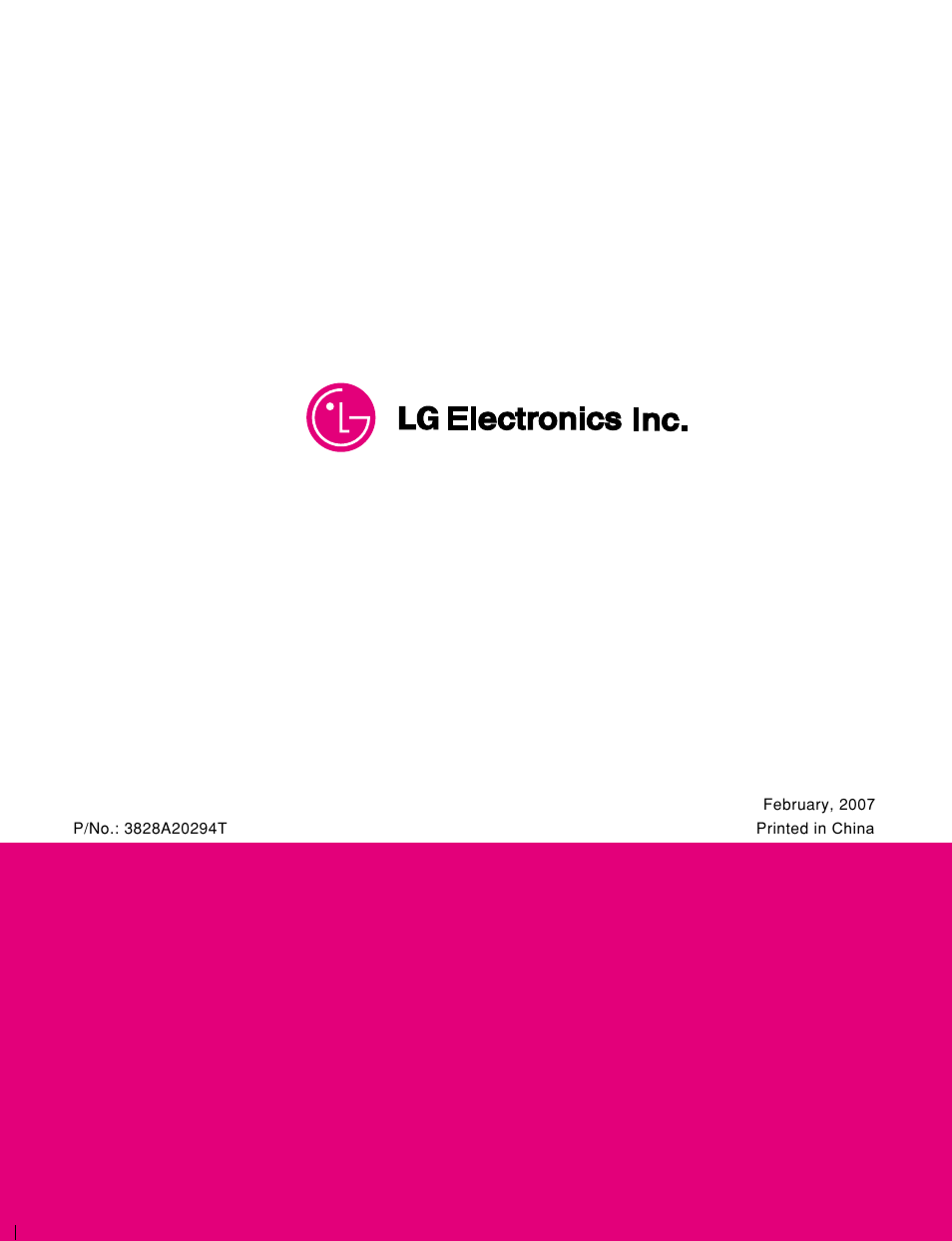 LG BG-81A User Manual | Page 39 / 39