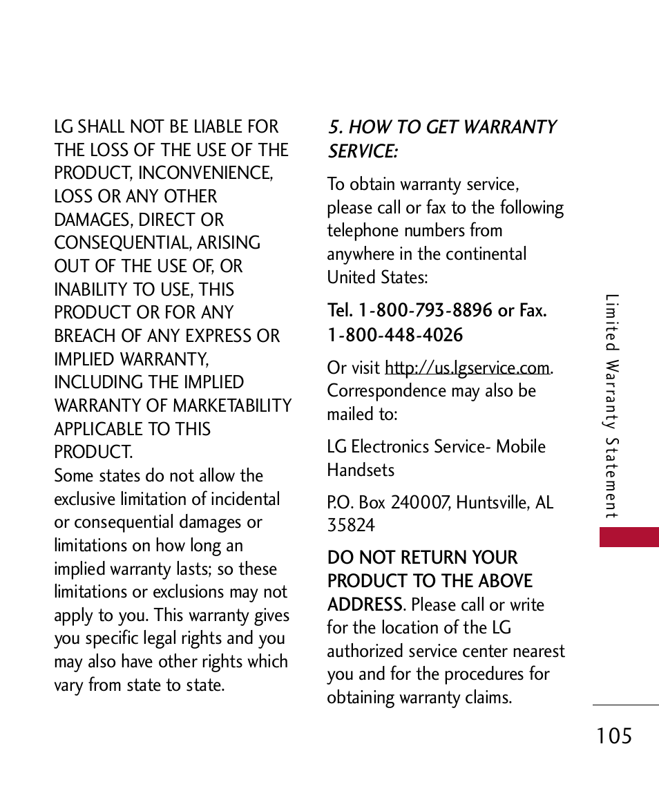LG 300 User Manual | Page 107 / 226