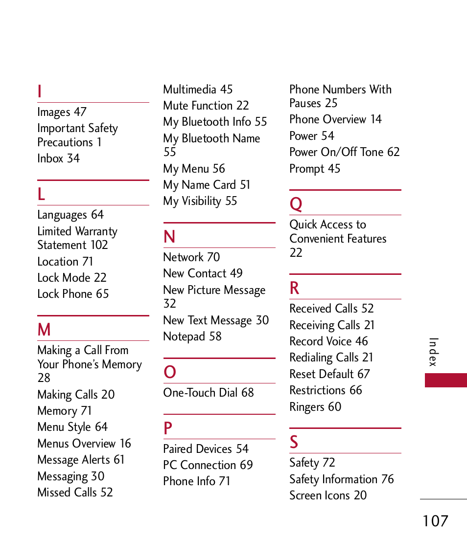 LG 300 User Manual | Page 109 / 226