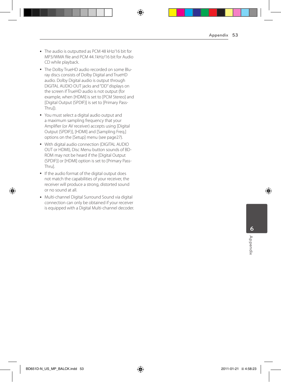 LG NETWORK BLU-RAY DISC BD640 User Manual | Page 53 / 60