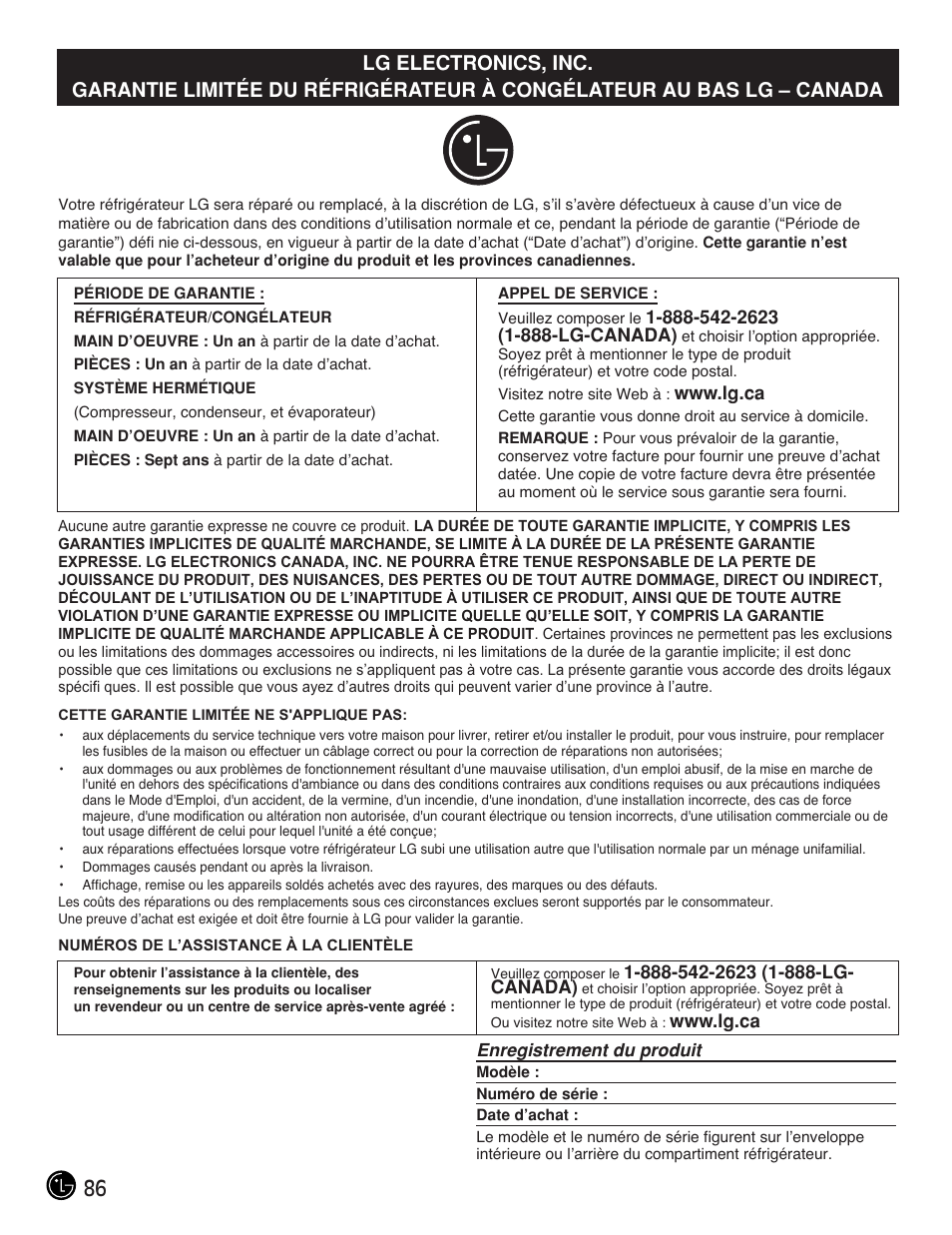 LG LMX25981** User Manual | Page 86 / 132