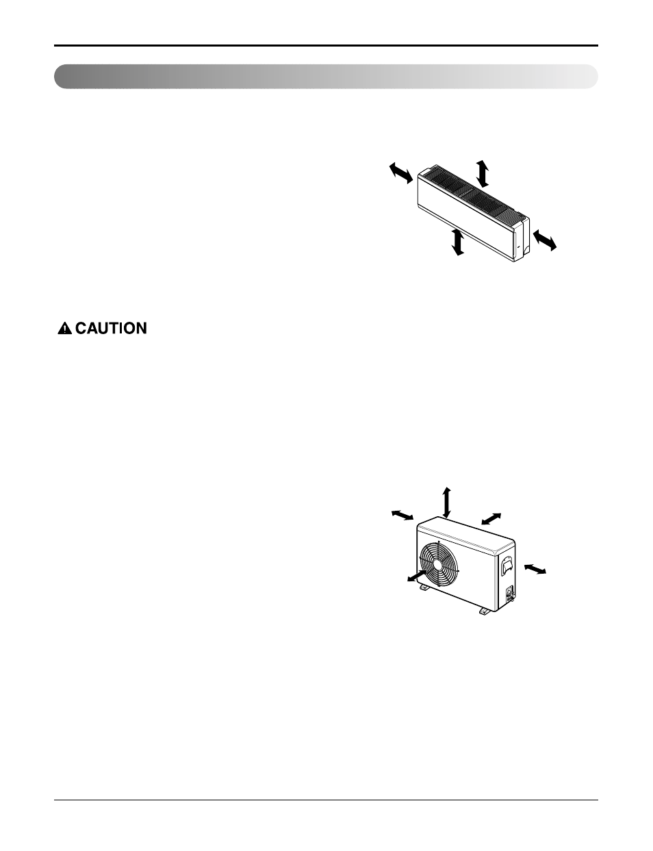 Select the best location, Outdoor unit, Rooftop installations | Indoor unit | LG LA121HPMI User Manual | Page 15 / 71