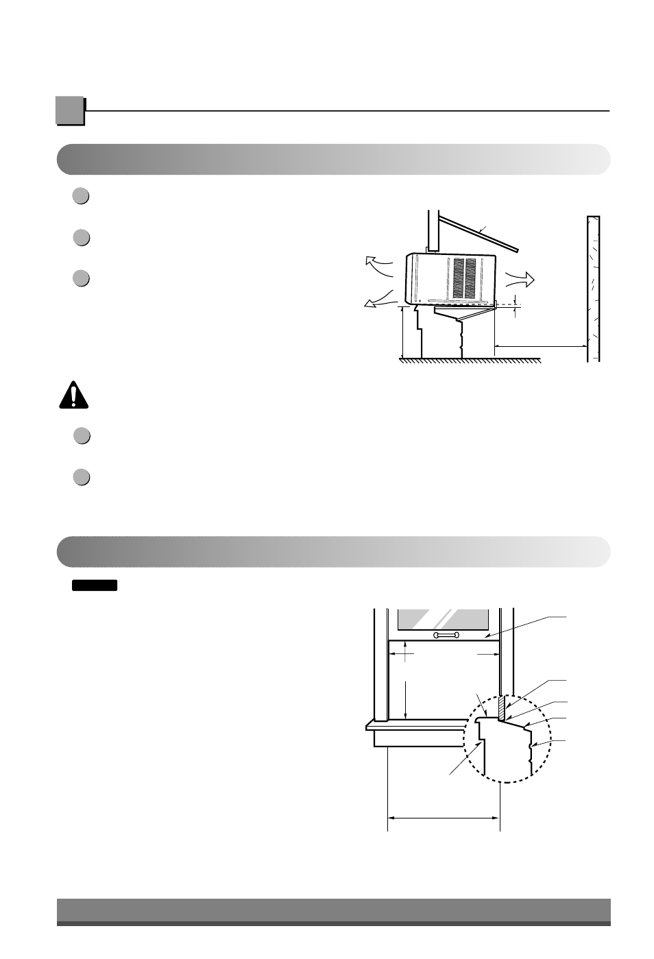 How to install the unit, Window requirements, Wp series | LG L1004R User Manual | Page 16 / 27