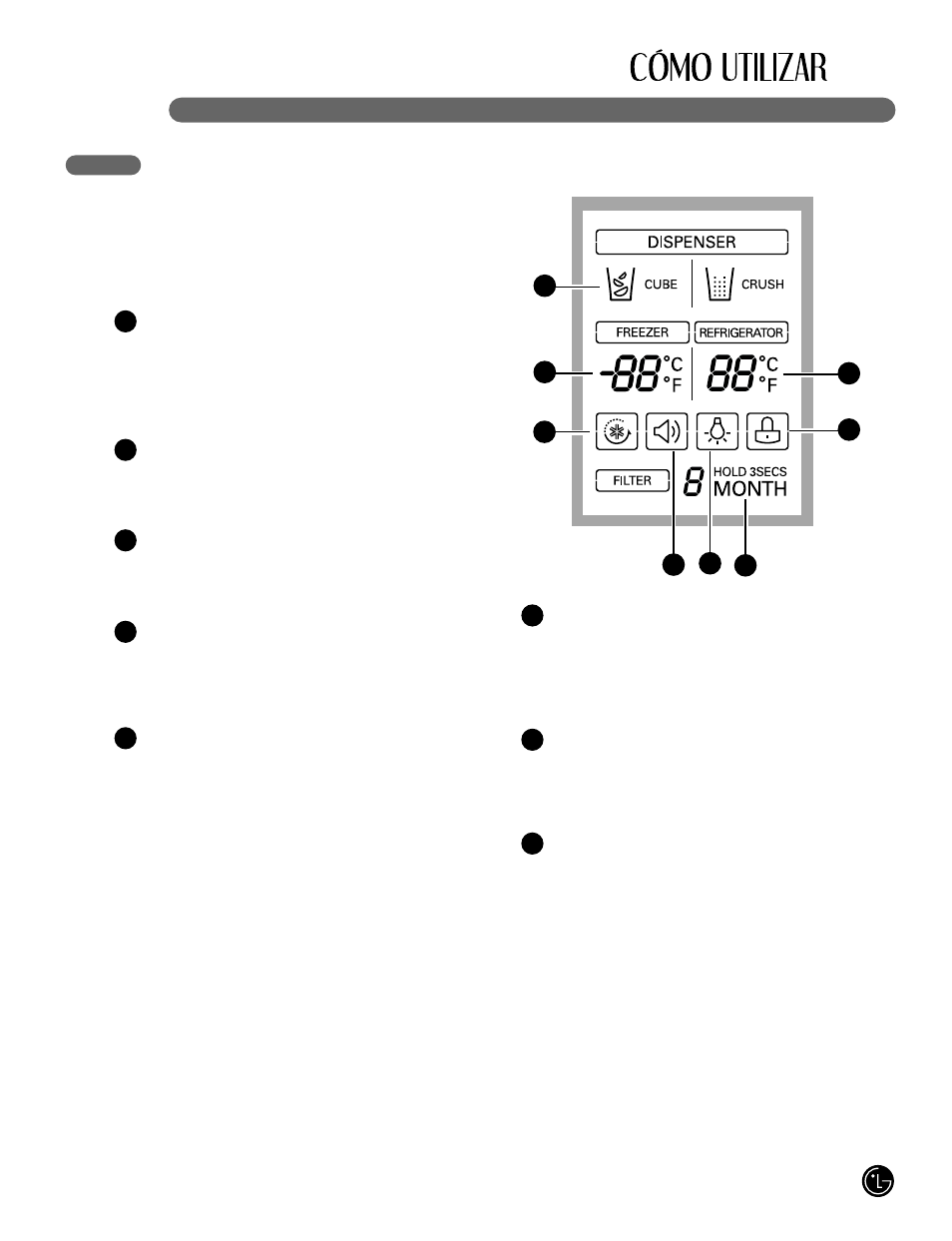 107 pantalla de lcd | LG LFX25980 User Manual | Page 107 / 132