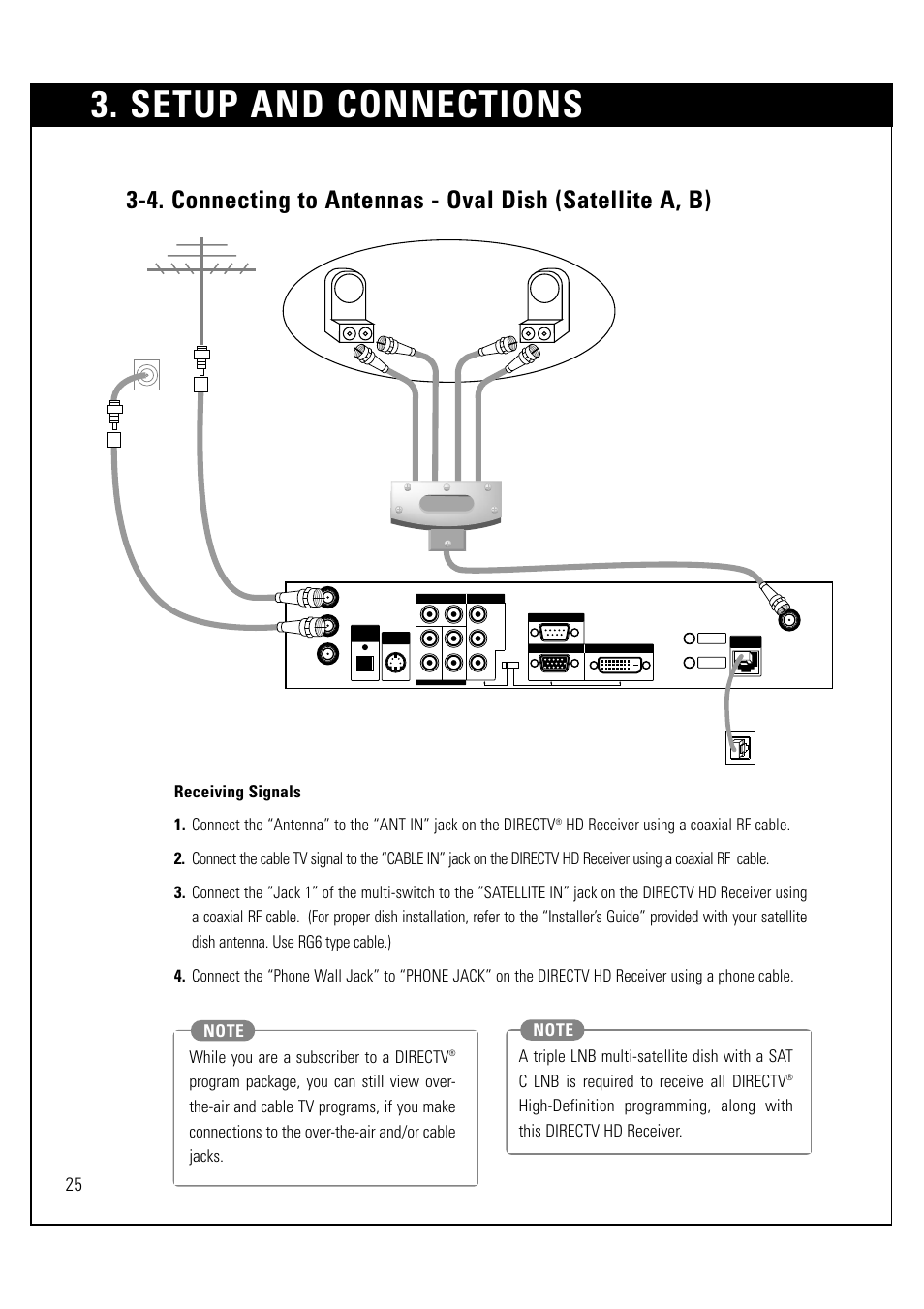 Setup and connections | LG LSS-3200A User Manual | Page 26 / 123