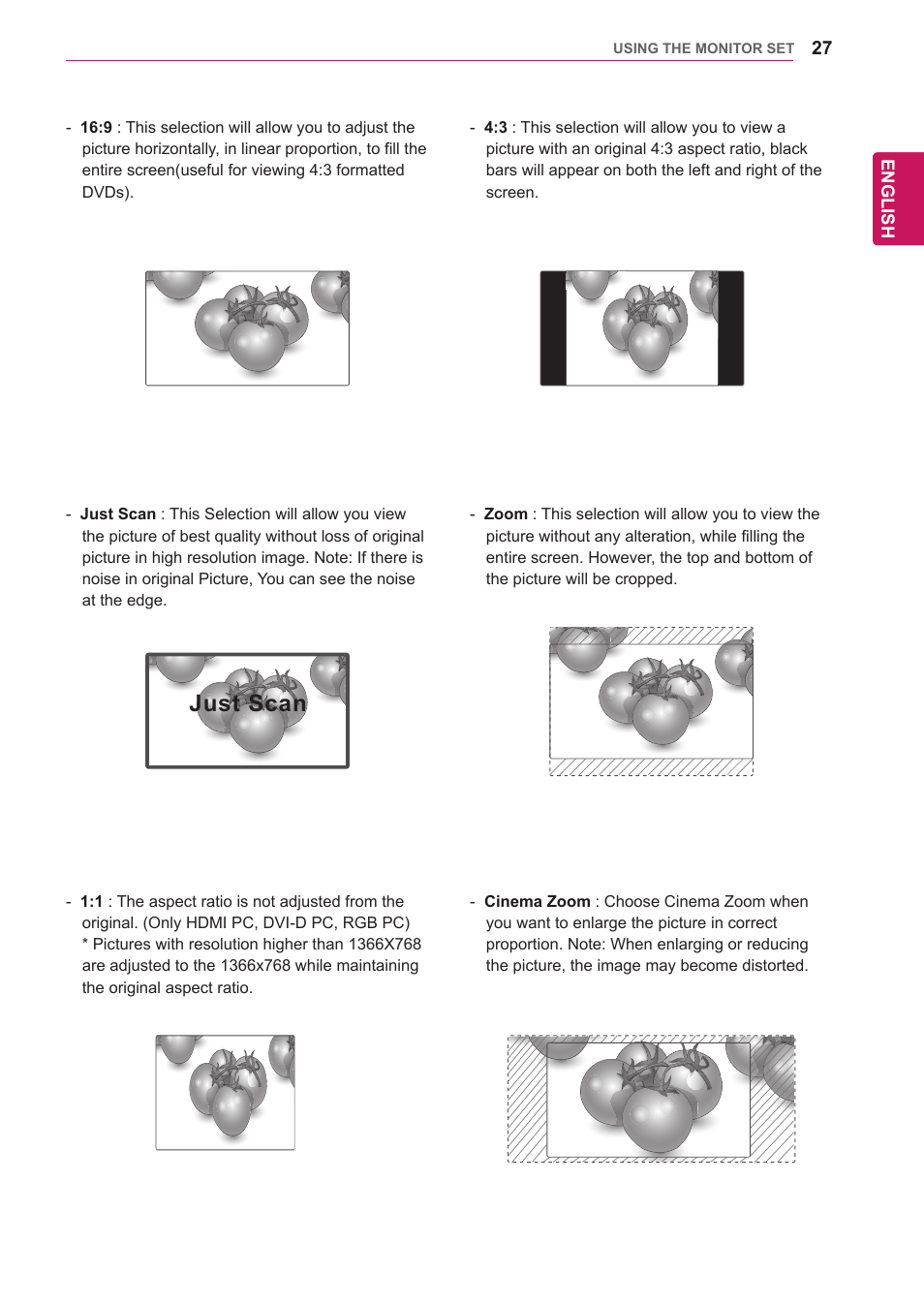 Just scan | LG 47WV30-BAAM User Manual | Page 27 / 80