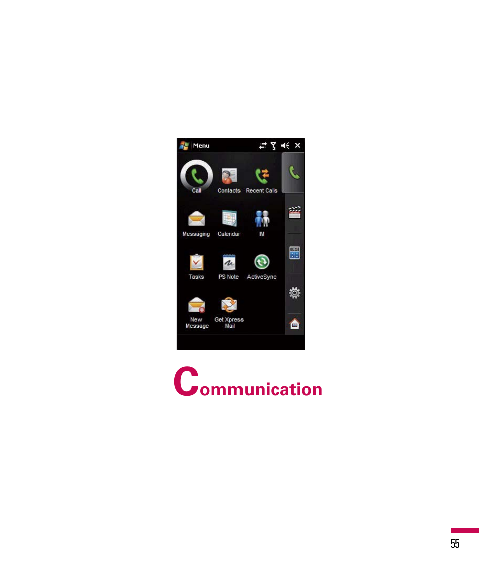 LG PDA User Manual | Page 55 / 195