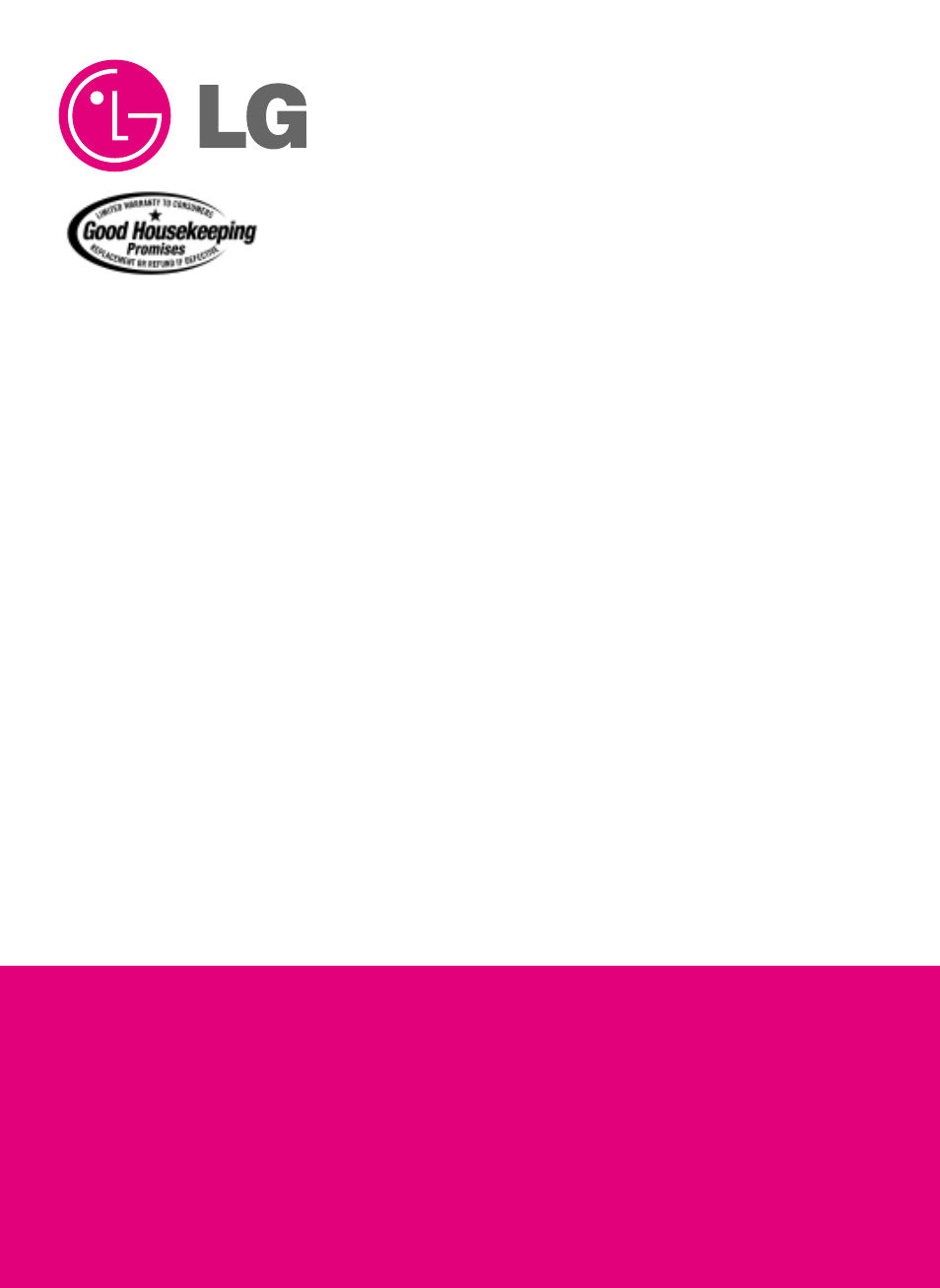 LG LMV1976ST User Manual | 32 pages