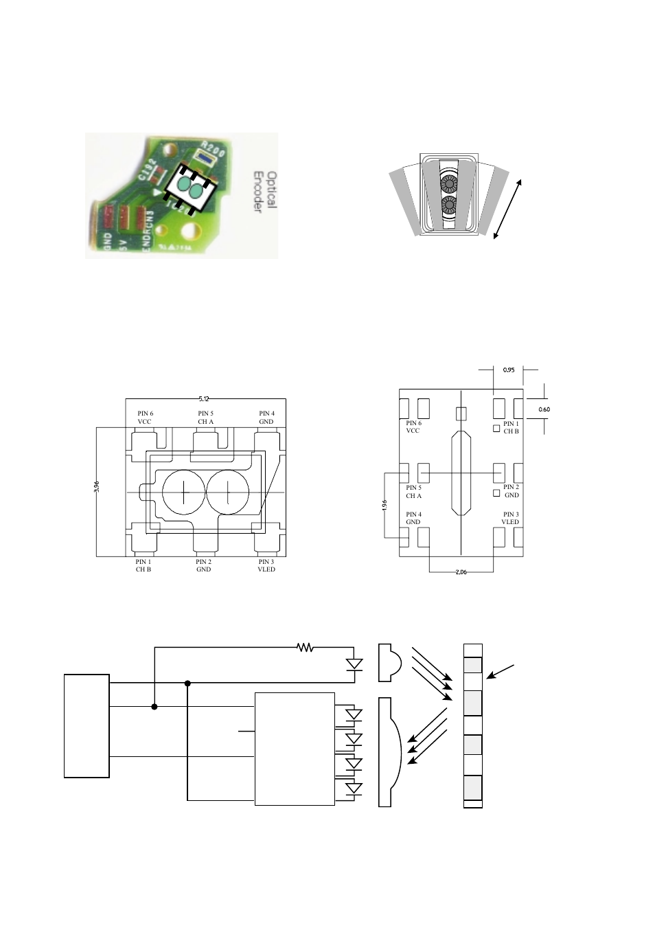 Optical encoder assy, Encoder pcb, Optical encoder ic schematic of enc pcb | Ffc 3pin | LG GSA-4167B User Manual | Page 35 / 86