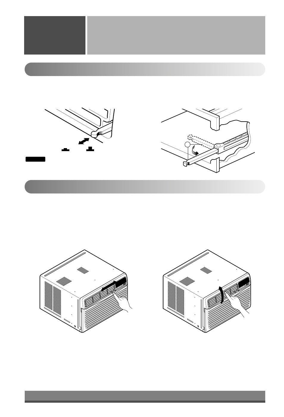 Adjusting the air flow direction, Vent control, Operating instructions | LG LW1000ER User Manual | Page 10 / 28