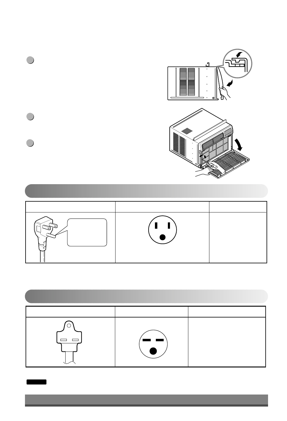 Use of extension cords | LG LW1000ER User Manual | Page 24 / 28