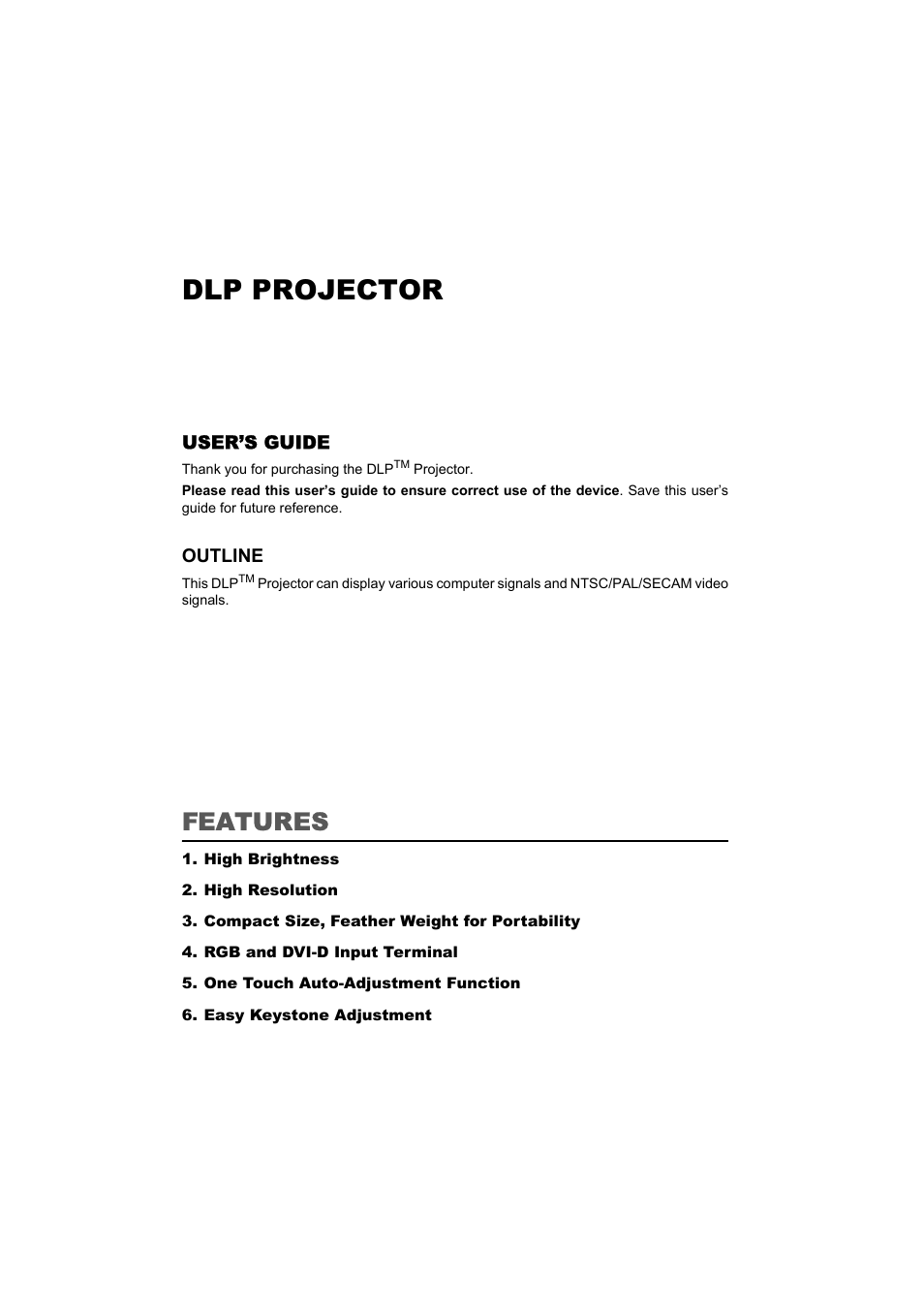 LG RDJT52 1024X768 XGA User Manual | 36 pages