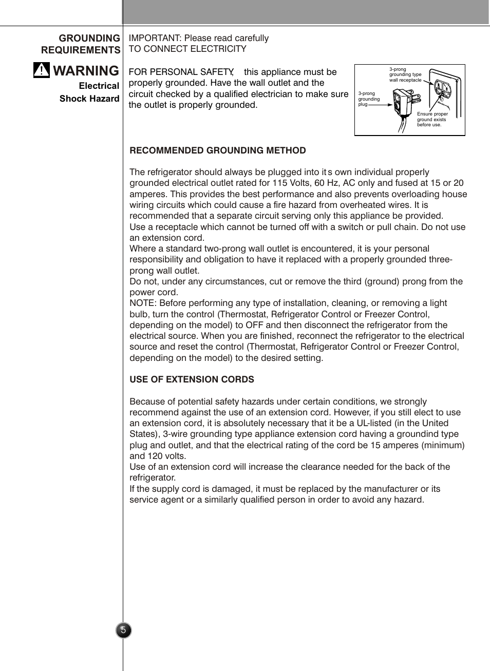 Warning, Introduction | LG LSC27926TT User Manual | Page 5 / 30