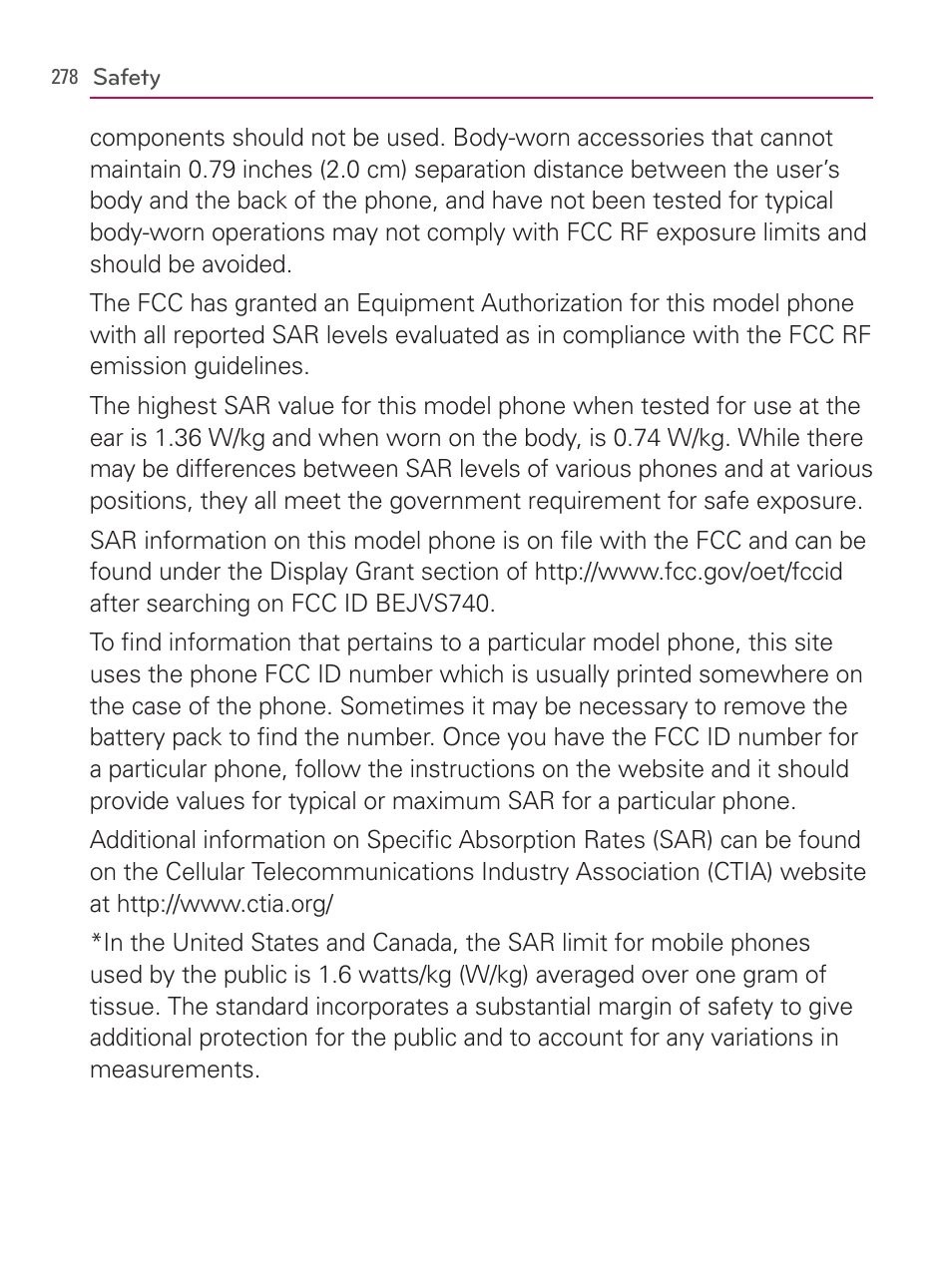 LG AS740 User Manual | Page 279 / 308