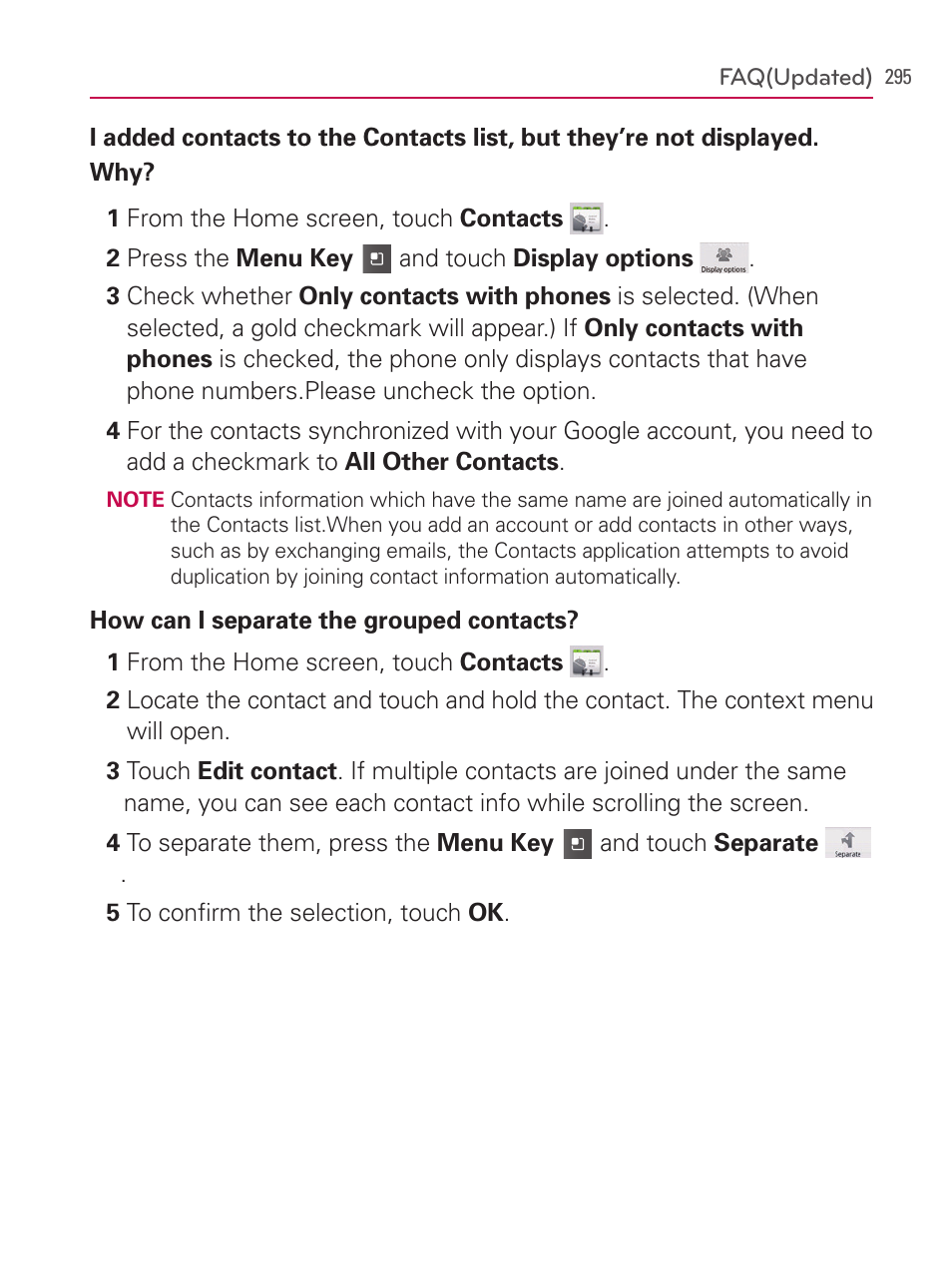 LG AS740 User Manual | Page 296 / 308