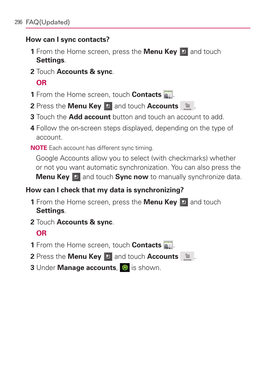 LG AS740 User Manual | Page 297 / 308