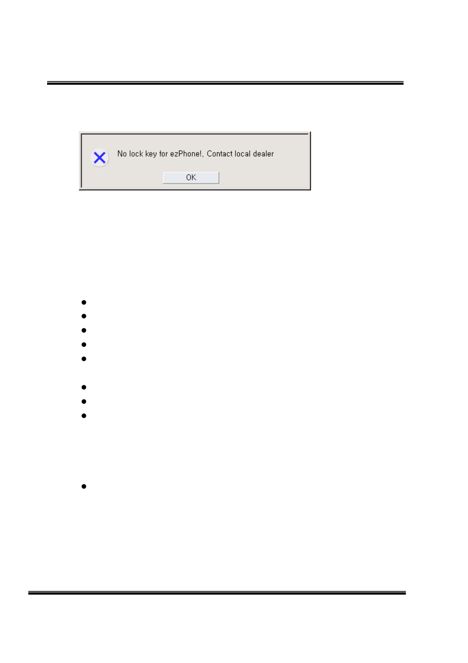 5 lock key missing message box, 6 slt and dect | LG LDK User Manual | Page 67 / 83