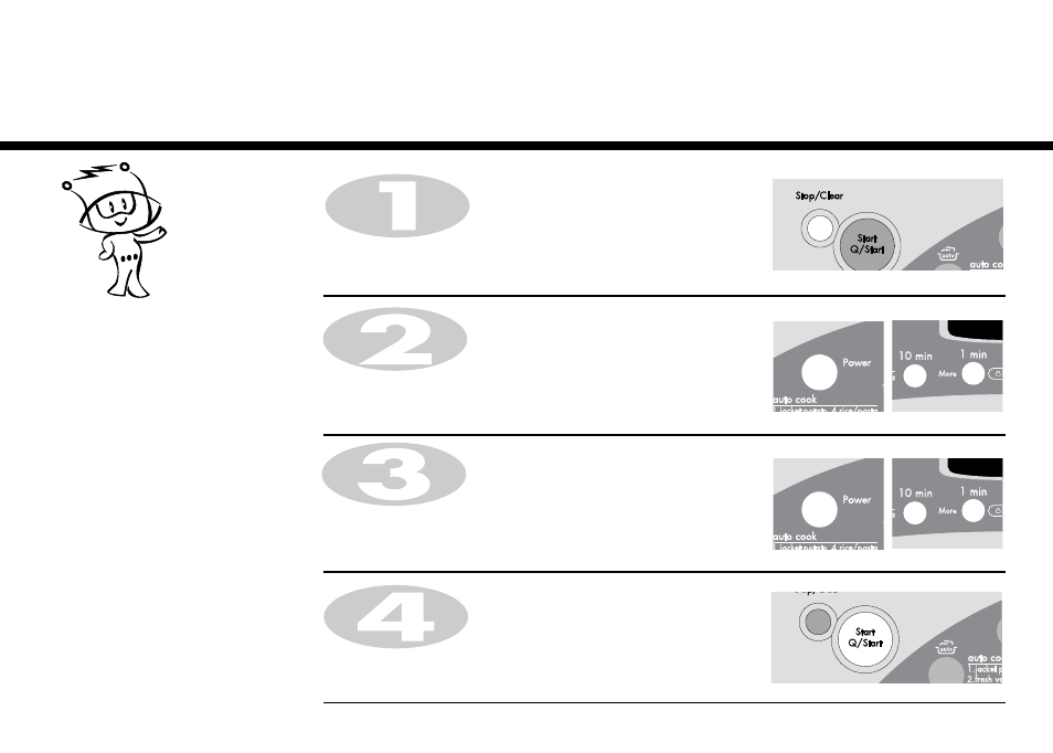 Two stage cooking | LG MD-2653GTS User Manual | Page 10 / 32