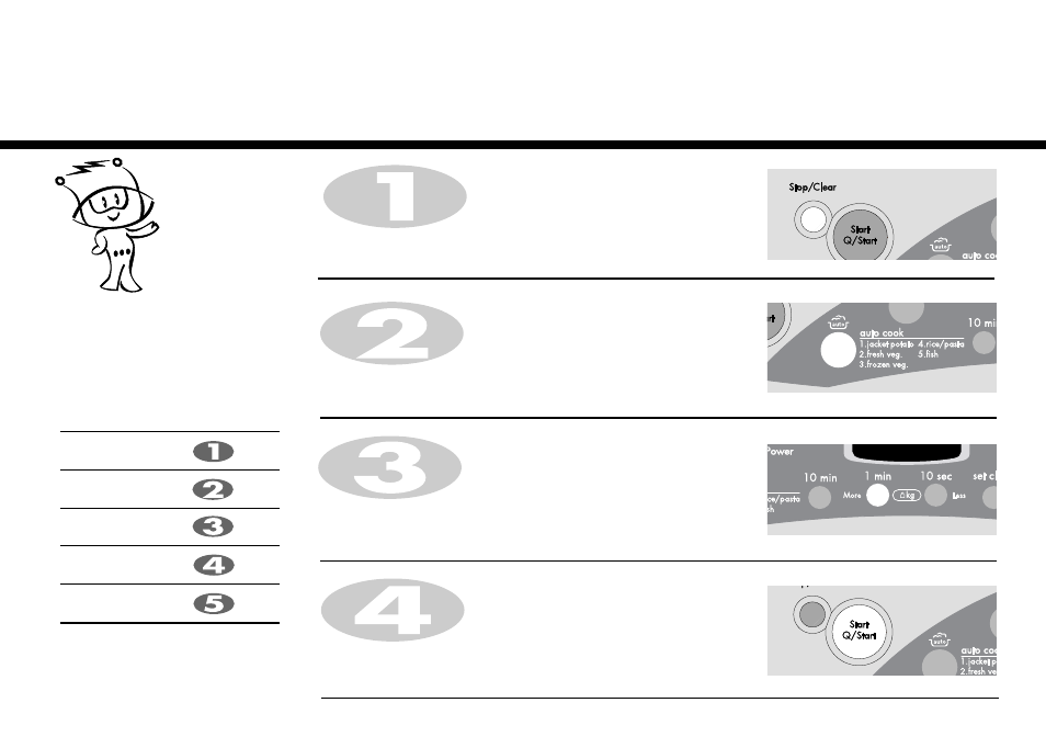 Auto cook | LG MD-2653GTS User Manual | Page 12 / 32